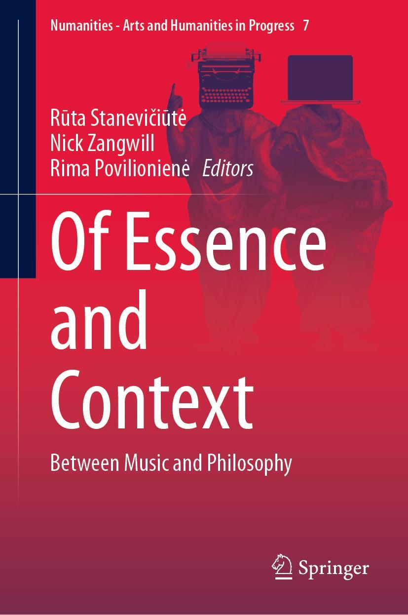 Cover: 9783030144708 | Of Essence and Context | Between Music and Philosophy | Buch | xv