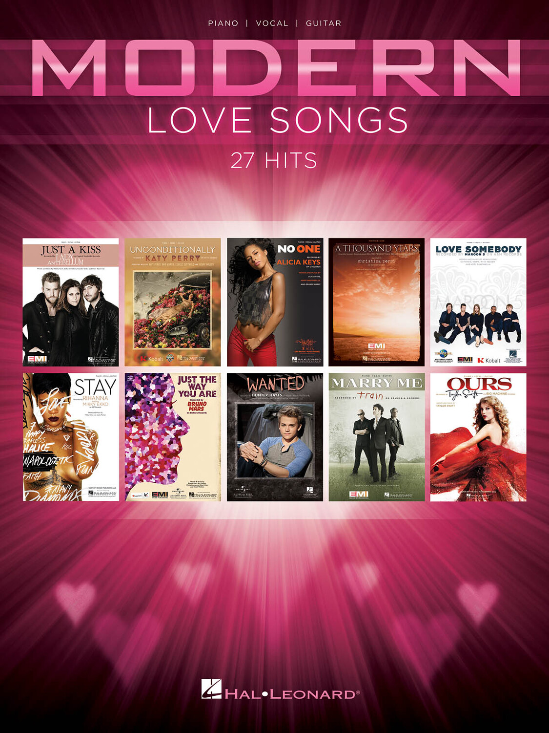 Cover: 888680007591 | Modern Love Songs | Piano-Vocal-Guitar Songbook | Buch | 2014