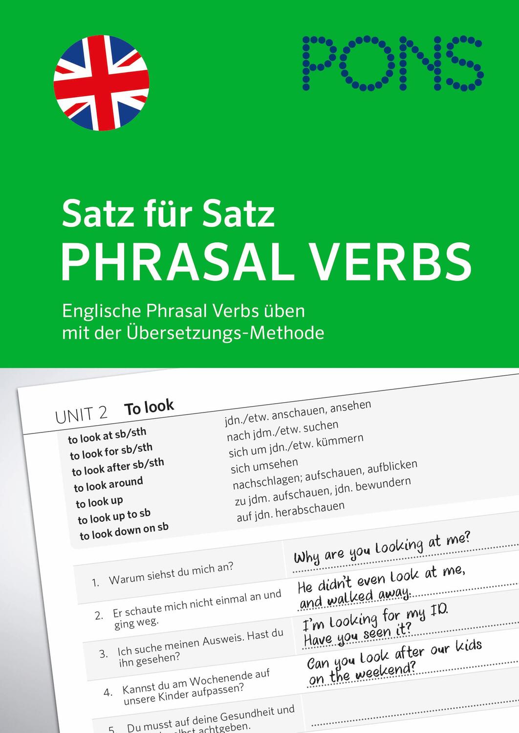 Cover: 9783125623514 | PONS Satz für Satz Phrasal Verbs Englisch | Taschenbuch | Deutsch