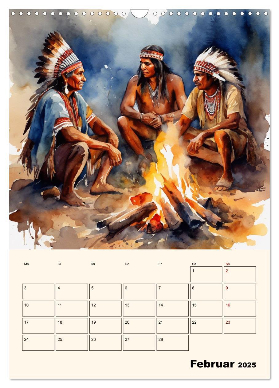 Bild: 9783383814808 | Indianische Kultur (Wandkalender 2025 DIN A3 hoch), CALVENDO...