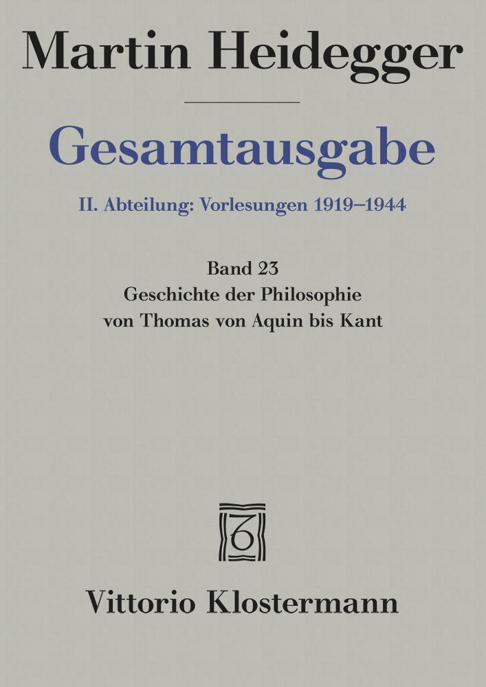 Cover: 9783465035039 | Geschichte der Philosophie von Thomas von Aquin bis Kant....