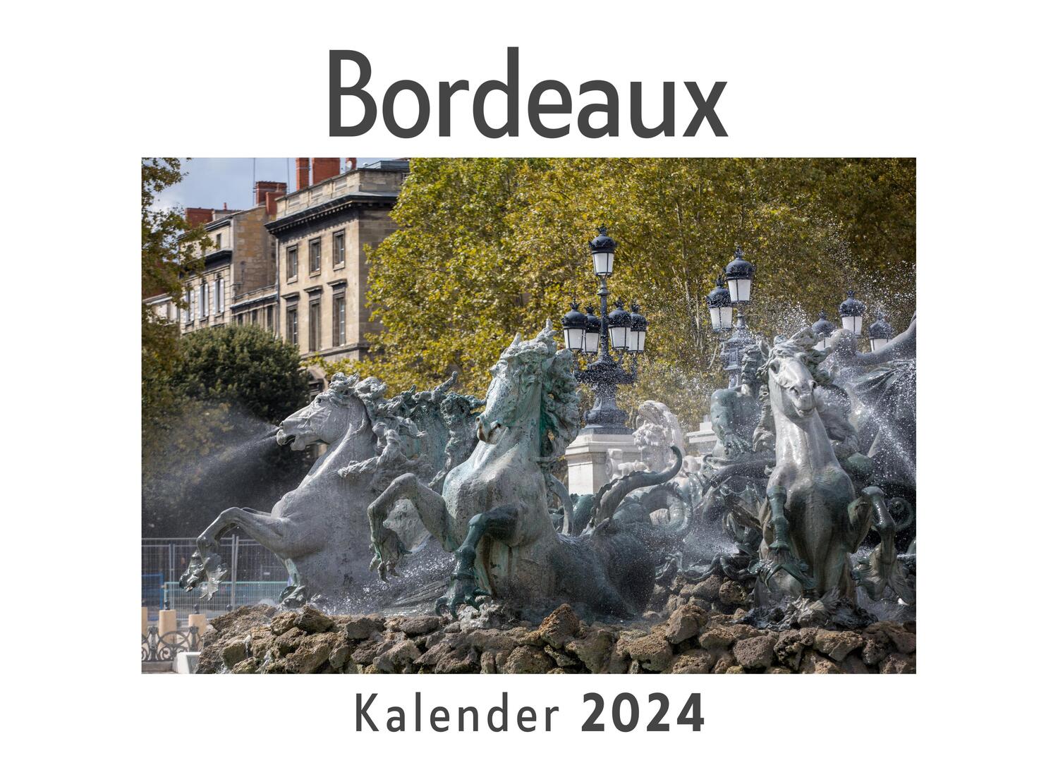 Cover: 9783750548497 | Bordeaux (Wandkalender 2024, Kalender DIN A4 quer, Monatskalender...