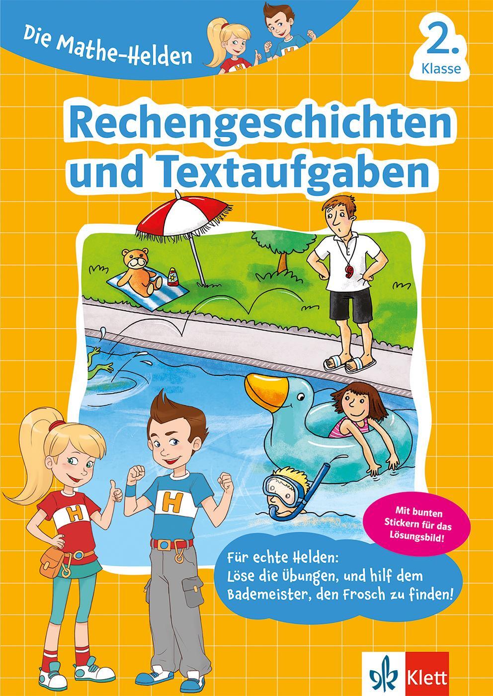 Cover: 9783129495414 | Die Mathe-Helden Rechengeschichten und Textaufgaben 2. Klasse....