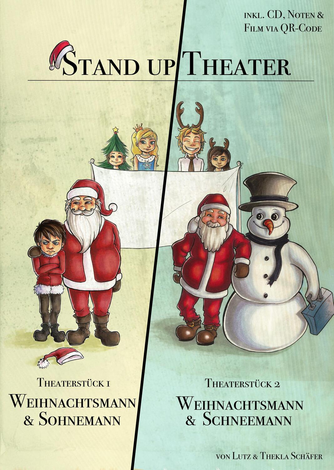 Cover: 9783981749502 | Weihnachtsmann und Schneemann/Weihnachtsmann und Sohnemann | Broschüre