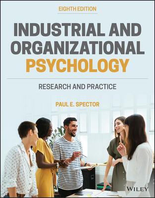 Cover: 9781119805311 | Industrial and Organizational Psychology | Research and Practice