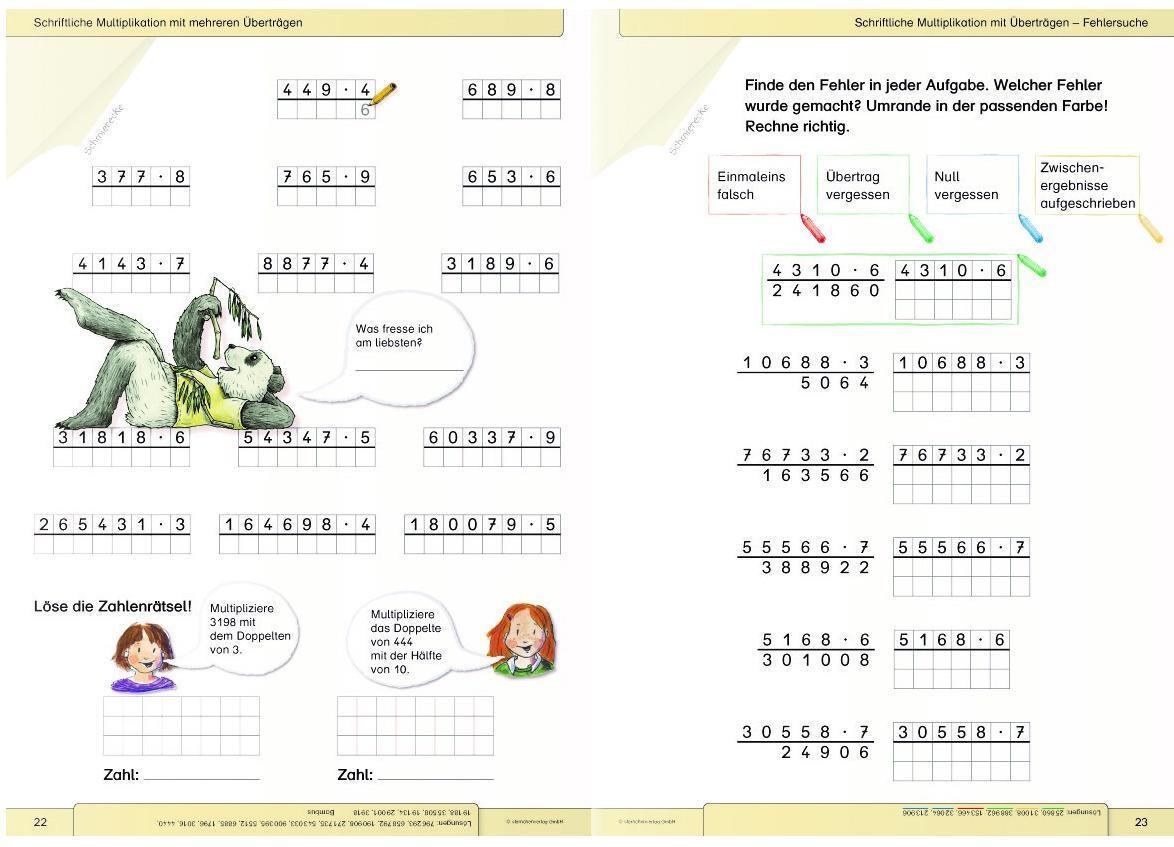 Bild: 9783946904663 | Ich kann schriftlich multiplizieren und dividieren - 2 Arbeitshefte...