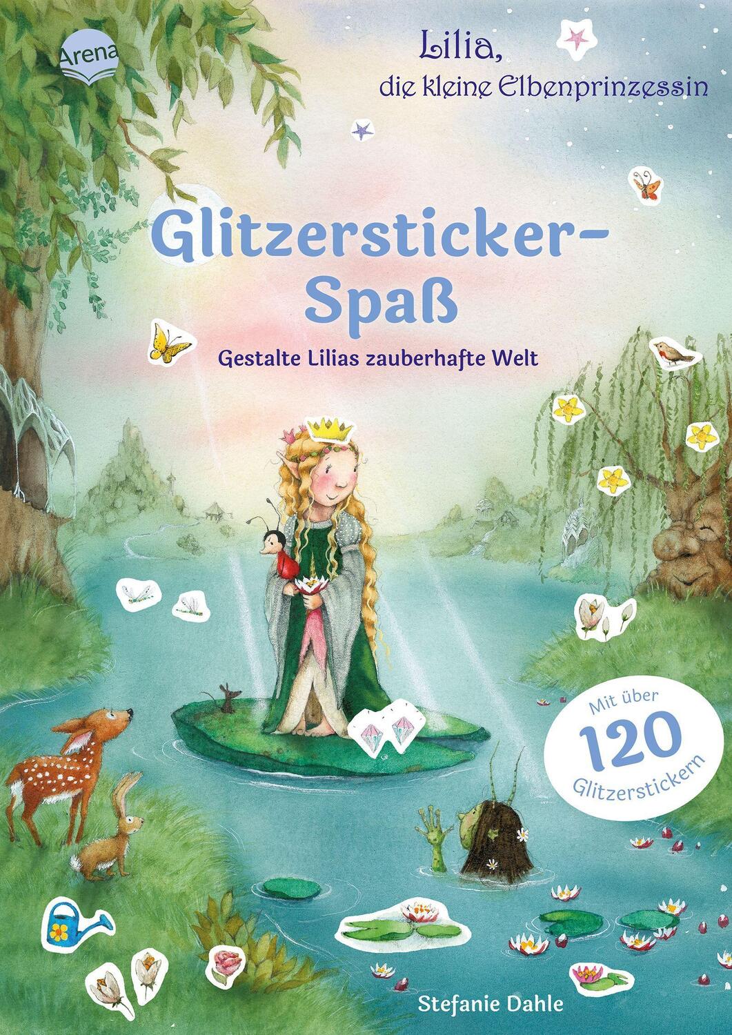Cover: 9783401719283 | Lilia, die kleine Elbenprinzessin. Glitzersticker-Spaß. Gestalte...