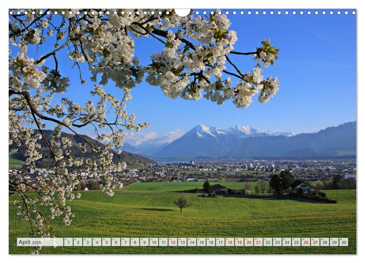 Bild: 9783435350490 | Bergblicke der Schweiz (Wandkalender 2025 DIN A3 quer), CALVENDO...