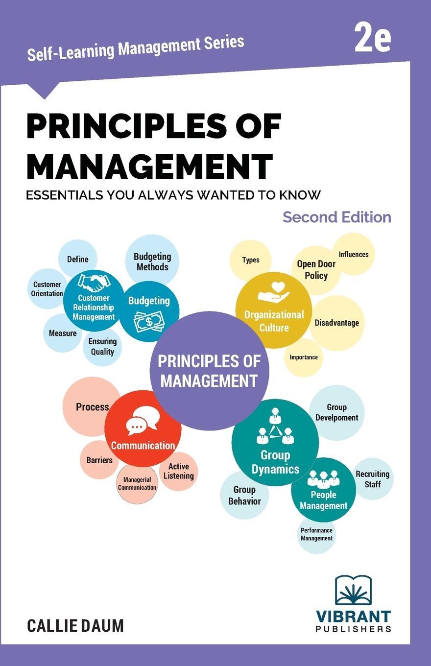 Cover: 9781949395662 | Principles of Management Essentials You Always Wanted To Know | Buch