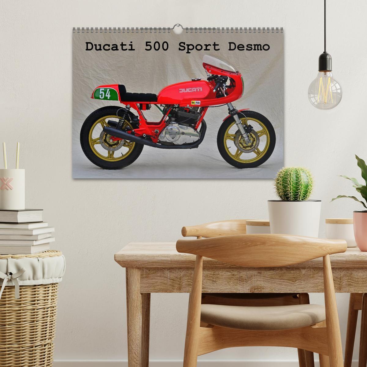 Bild: 9783435687954 | Ducati 500 Sport Desmo (Wandkalender 2025 DIN A3 quer), CALVENDO...