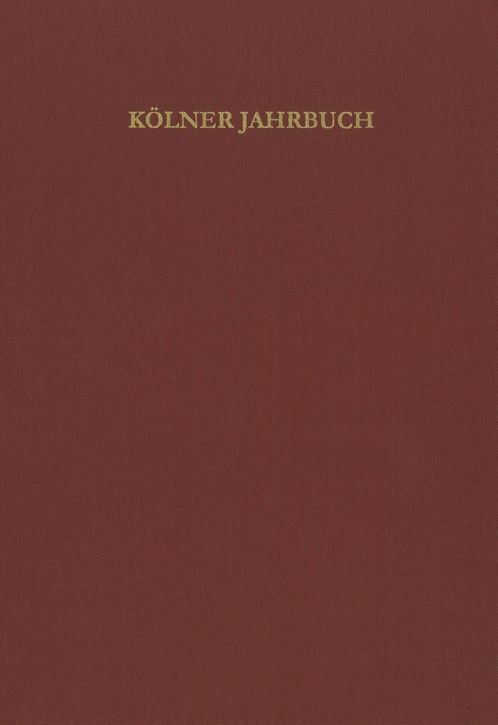 Cover: 9783786127833 | Kölner Jahrbuch 49 | Römisch-Germanisches Museum der Stadt Köln | Buch