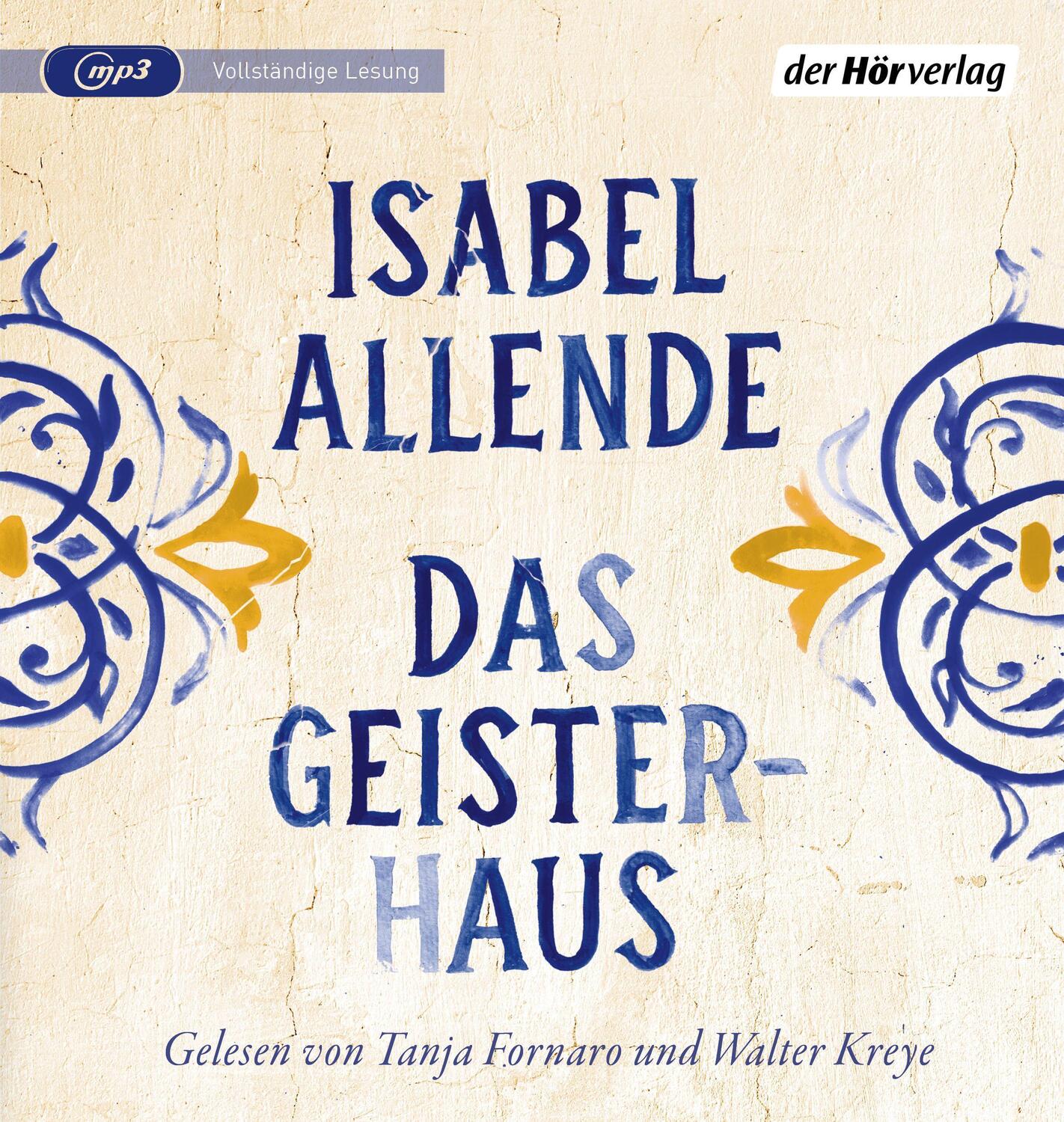Cover: 9783844544961 | Das Geisterhaus | Isabel Allende | MP3 | Deutsch | 2022