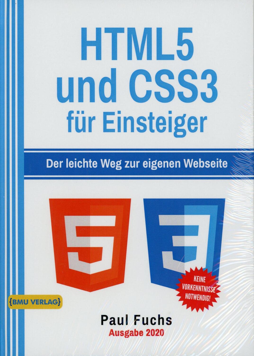 Cover: 9783966450379 | HTML5 und CSS3 für Einsteiger | Der leichte Weg zur eigenen Webseite