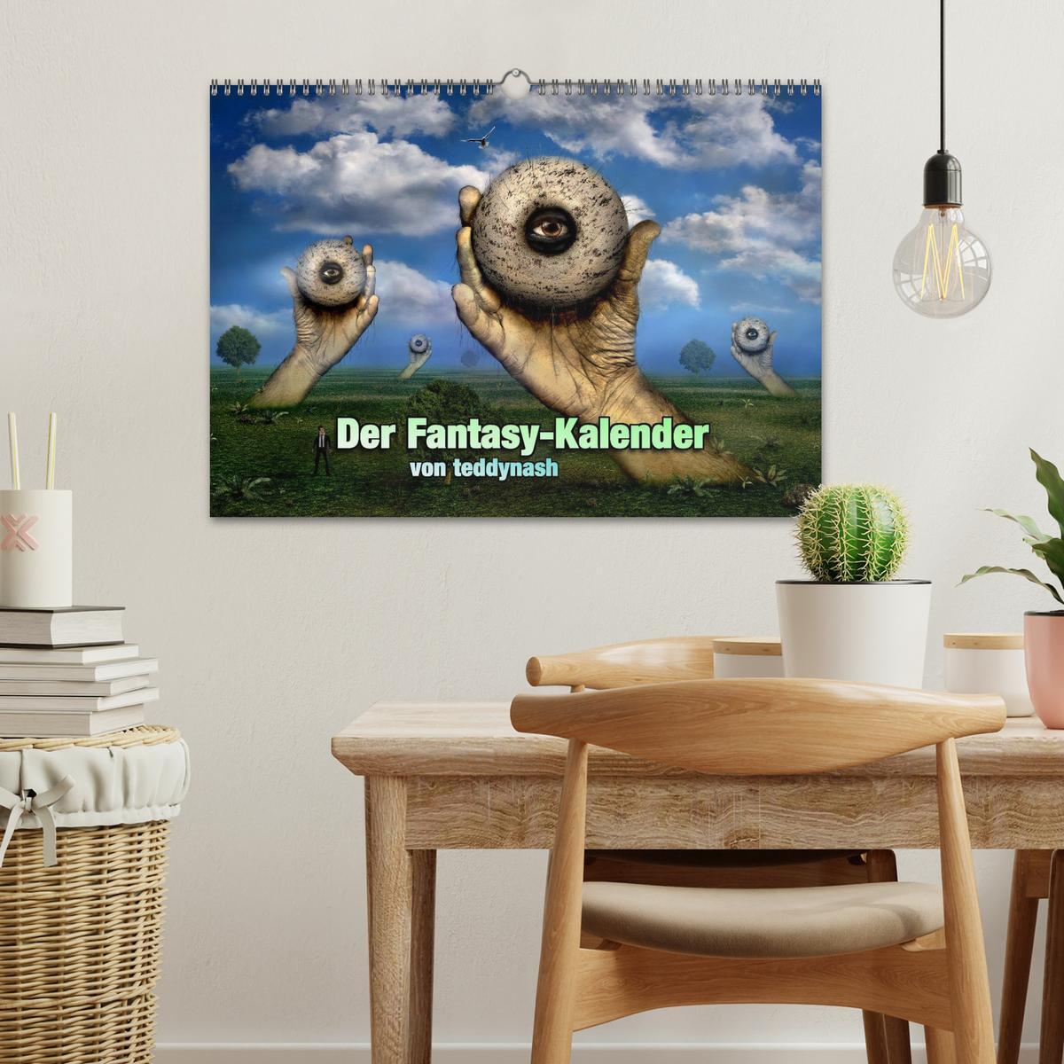 Bild: 9783435817771 | Der Fantasy Kalender (Wandkalender 2025 DIN A3 quer), CALVENDO...