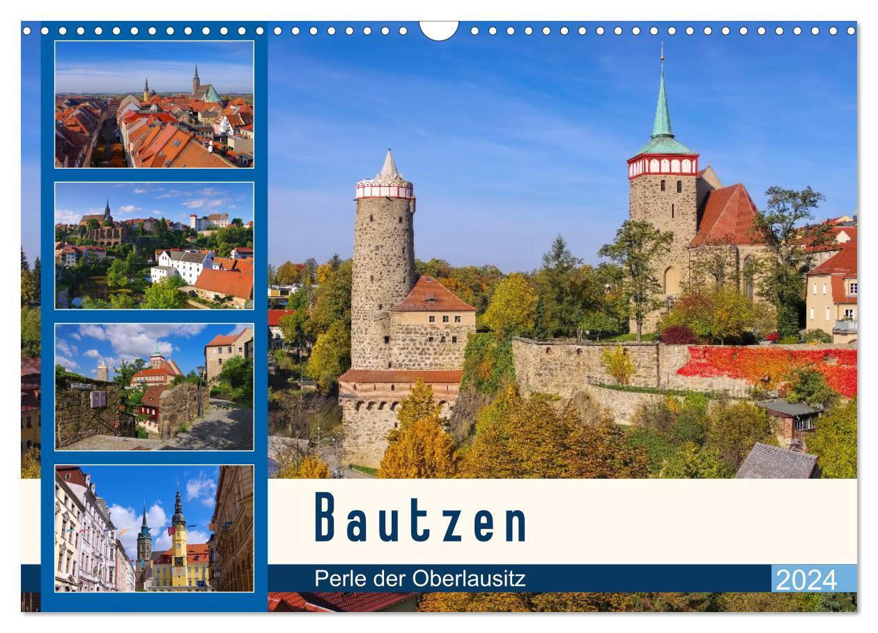 Cover: 9783383194191 | Bautzen - Perle der Oberlausitz (Wandkalender 2024 DIN A3 quer),...