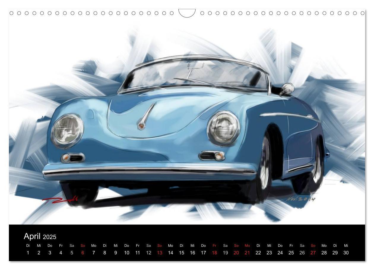 Bild: 9783435498758 | Porsche inspired Artwork by Reinhold Art´s (Wandkalender 2025 DIN...