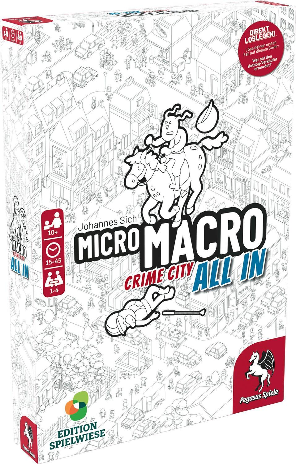 Cover: 4250231734021 | MicroMacro: Crime City 3 - All In (Edition Spielwiese) | Spiel | 2022