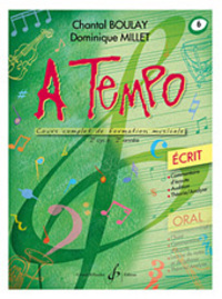 Cover: 9790043083672 | A Tempo - Partie Ecrite - Volume 6 | Chantal Boulay | Buch