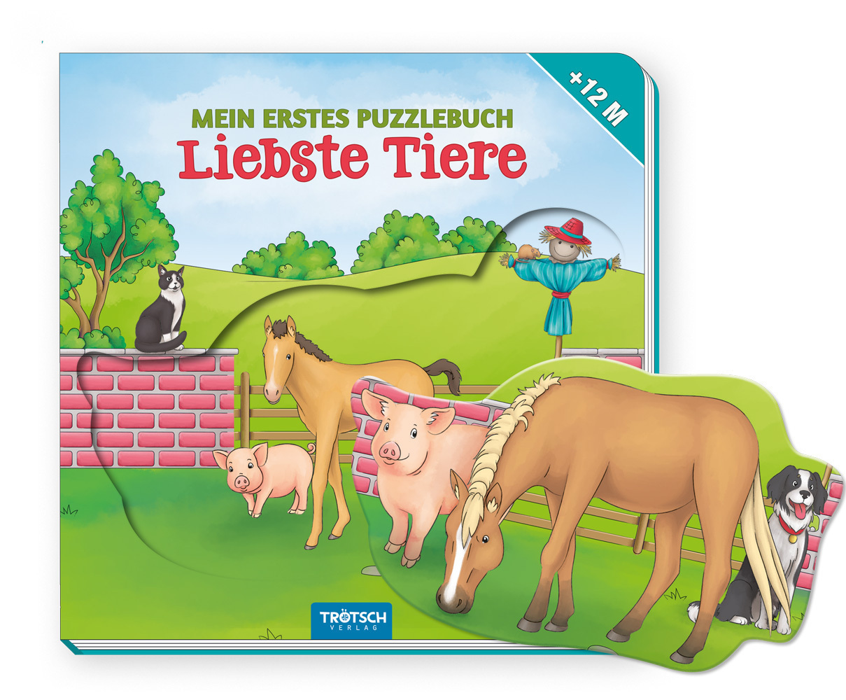 Cover: 9783965527874 | Trötsch Pappenbuch Mein erstes Puzzlebuch Liebste Tiere | KG | Buch