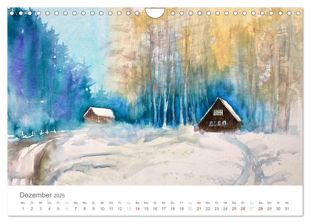 Bild: 9783435559794 | Faszination Aquarell - Eckard Funck (Wandkalender 2025 DIN A4...