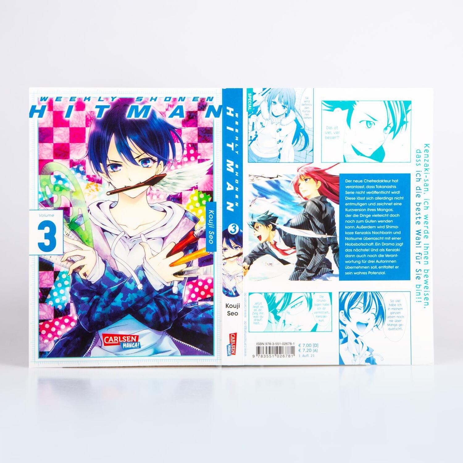 Bild: 9783551026781 | Weekly Shonen Hitman 3 | die Manga-Redaktions-Romcom | Kouji Seo