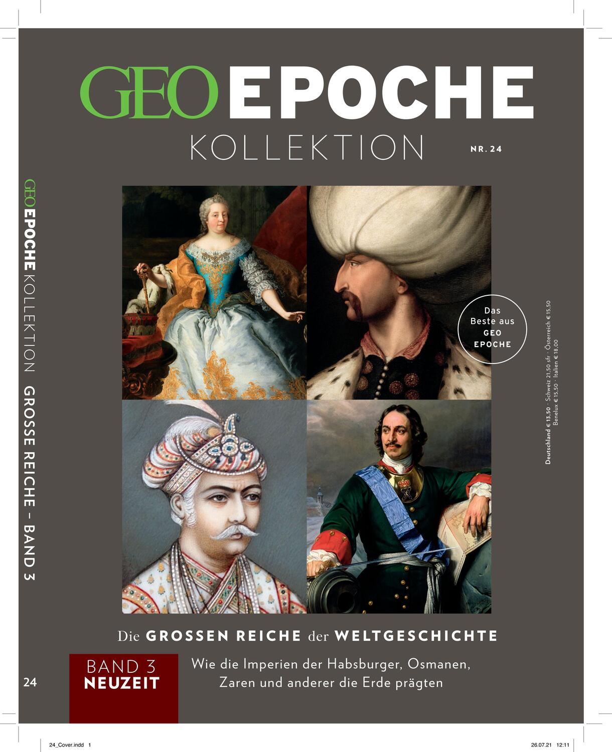 Cover: 9783652010580 | GEO Epoche KOLLEKTION 24/2021 Die großen Reiche der Weltgeschichte...