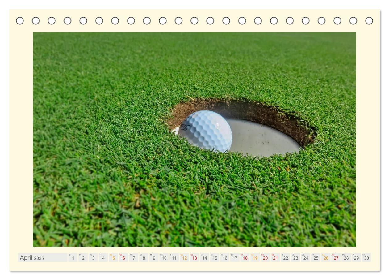 Bild: 9783435581153 | Golf - meine Leidenschaft (Tischkalender 2025 DIN A5 quer),...