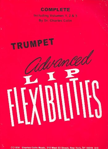Cover: 9990050423380 | Advanced Lip Flexibilities for trumpet (includes vols. 1, 2 and 3)