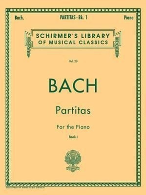 Cover: 9780793551125 | Partitas - Book 1: Schirmer Library of Classics Volume 20 Piano Solo