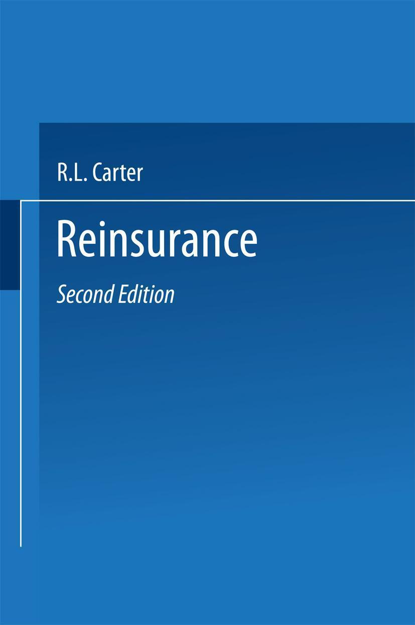 Cover: 9789401574129 | Reinsurance | R. L. Carter | Taschenbuch | Paperback | XV | Englisch