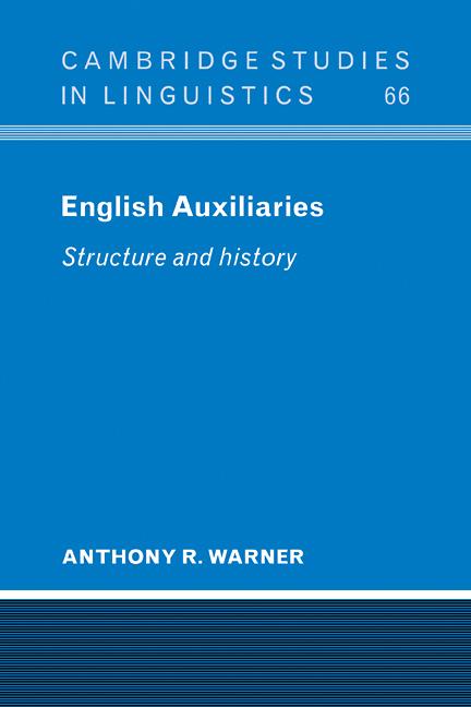 Cover: 9780521103213 | English Auxiliaries | Anthony R. Warner | Taschenbuch | Englisch