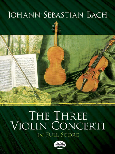 Cover: 800759251247 | The Three Violin Concerti | Johann Sebastian Bach | Partitur | 1988