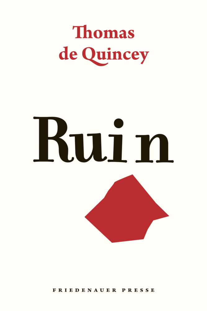 Cover: 9783751806213 | Ruin | Thomas de Quincey | Taschenbuch | 194 S. | Deutsch | 2022