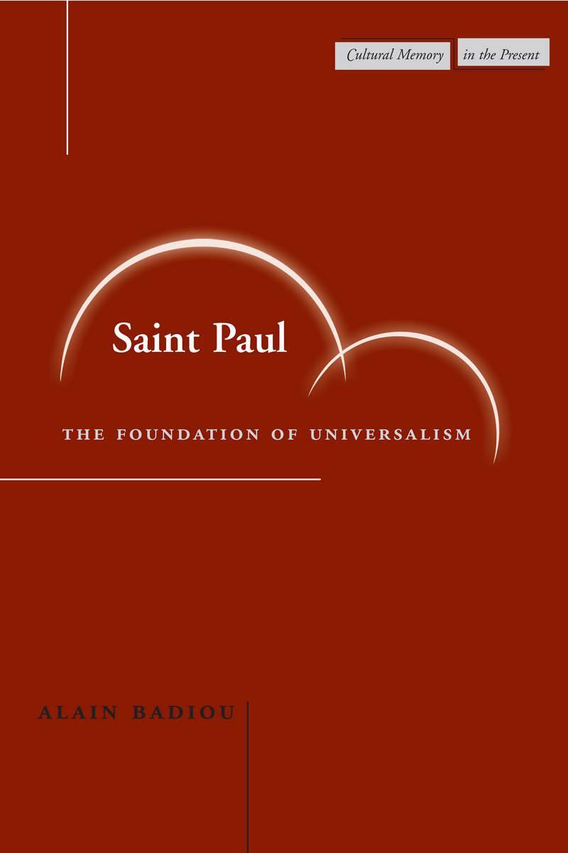 Cover: 9780804744713 | Saint Paul: The Foundation of Universalism | Alain Badiou | Buch