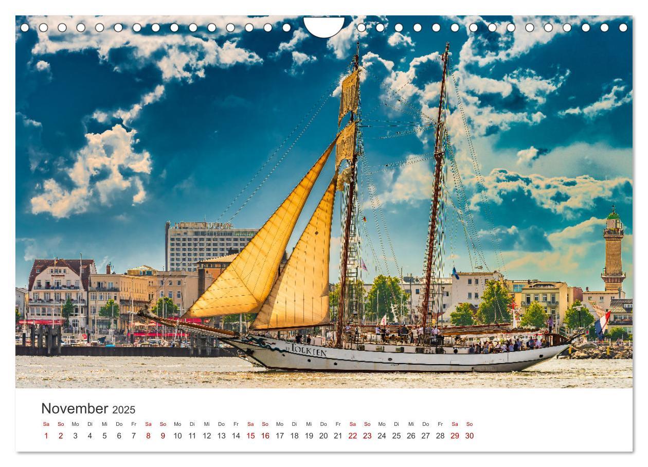 Bild: 9783435029839 | Warnemünde by Olaf Rehmert (Wandkalender 2025 DIN A4 quer),...