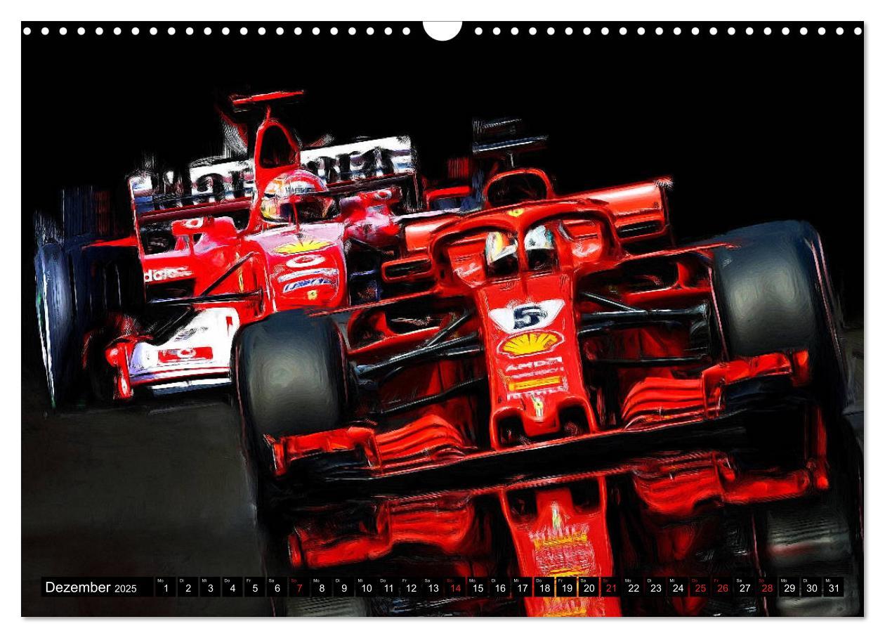 Bild: 9783435243228 | Deutsche in der Formel 1 (Wandkalender 2025 DIN A3 quer), CALVENDO...