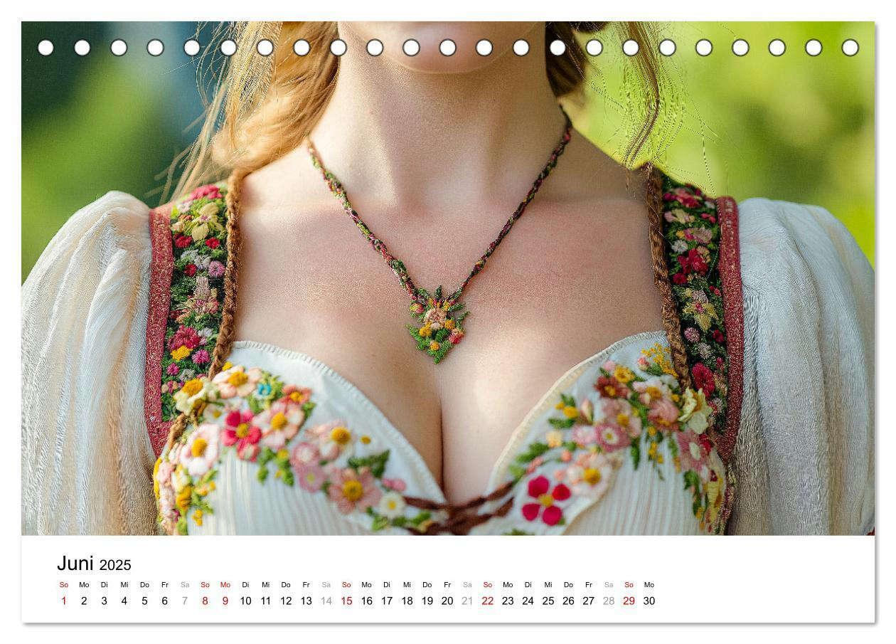 Bild: 9783457208168 | Dirndl Dekollete Kalender ¿ Traditionelle Tracht und bayerische...