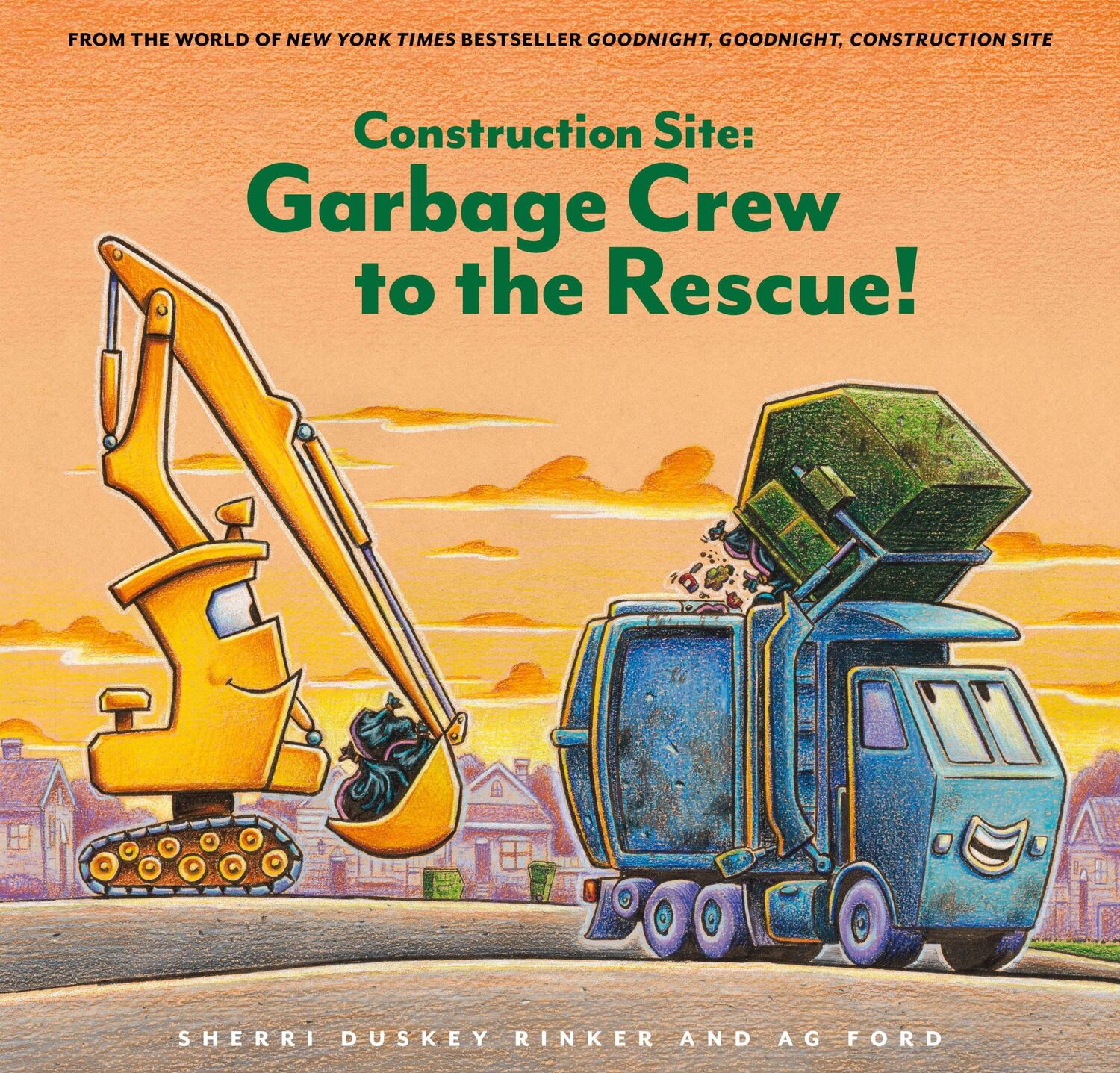 Cover: 9781797226552 | Construction Site: Garbage Crew to the Rescue! | Sherri Duskey Rinker