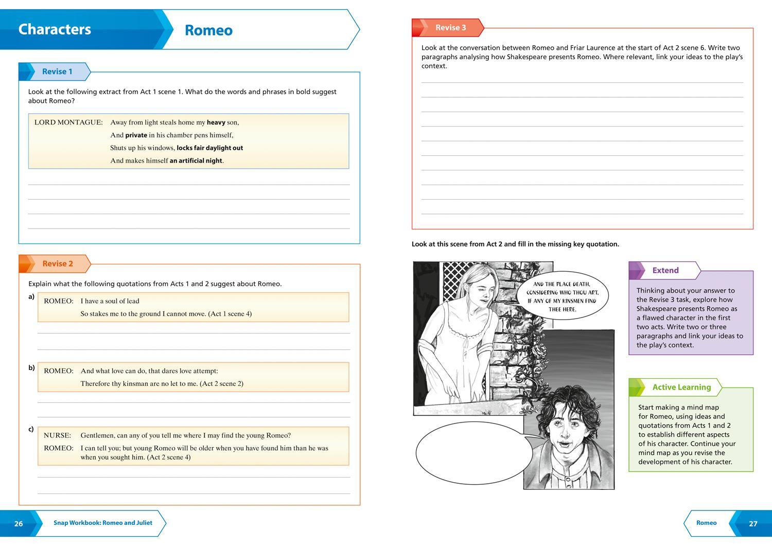 Bild: 9780008437398 | Romeo and Juliet - Snap Revision Workbook - Collins GCSE 9-1...