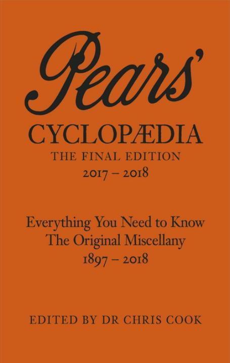 Cover: 9780141985541 | Pears' Cyclopaedia 2017-2018 | Chris Cook | Buch | Englisch | 2017