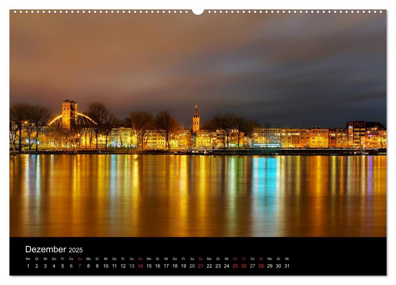 Bild: 9783435763849 | köln dunkel bunt - Die Stadt in anderem Licht! (Wandkalender 2025...