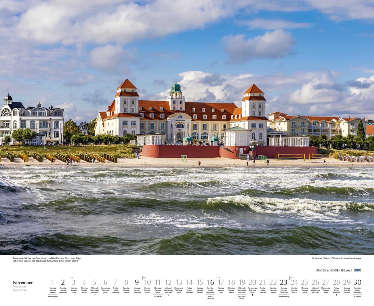 Bild: 4250809652726 | DUMONT - Rügen &amp; Hiddensee 2025 Wandkalender, 52x42,5cm,...