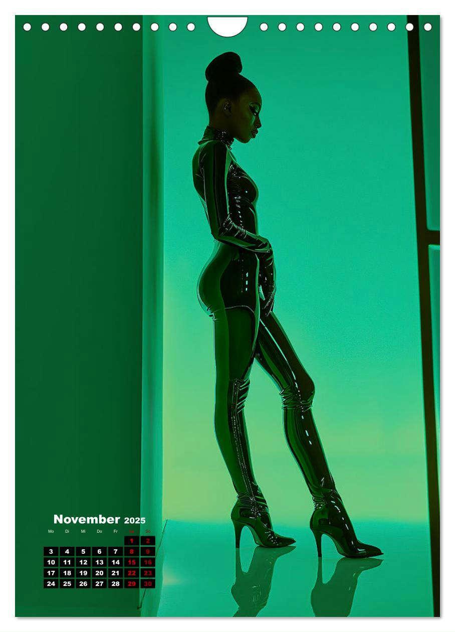 Bild: 9783457156698 | Latex-Girls (Wandkalender 2025 DIN A4 hoch), CALVENDO Monatskalender