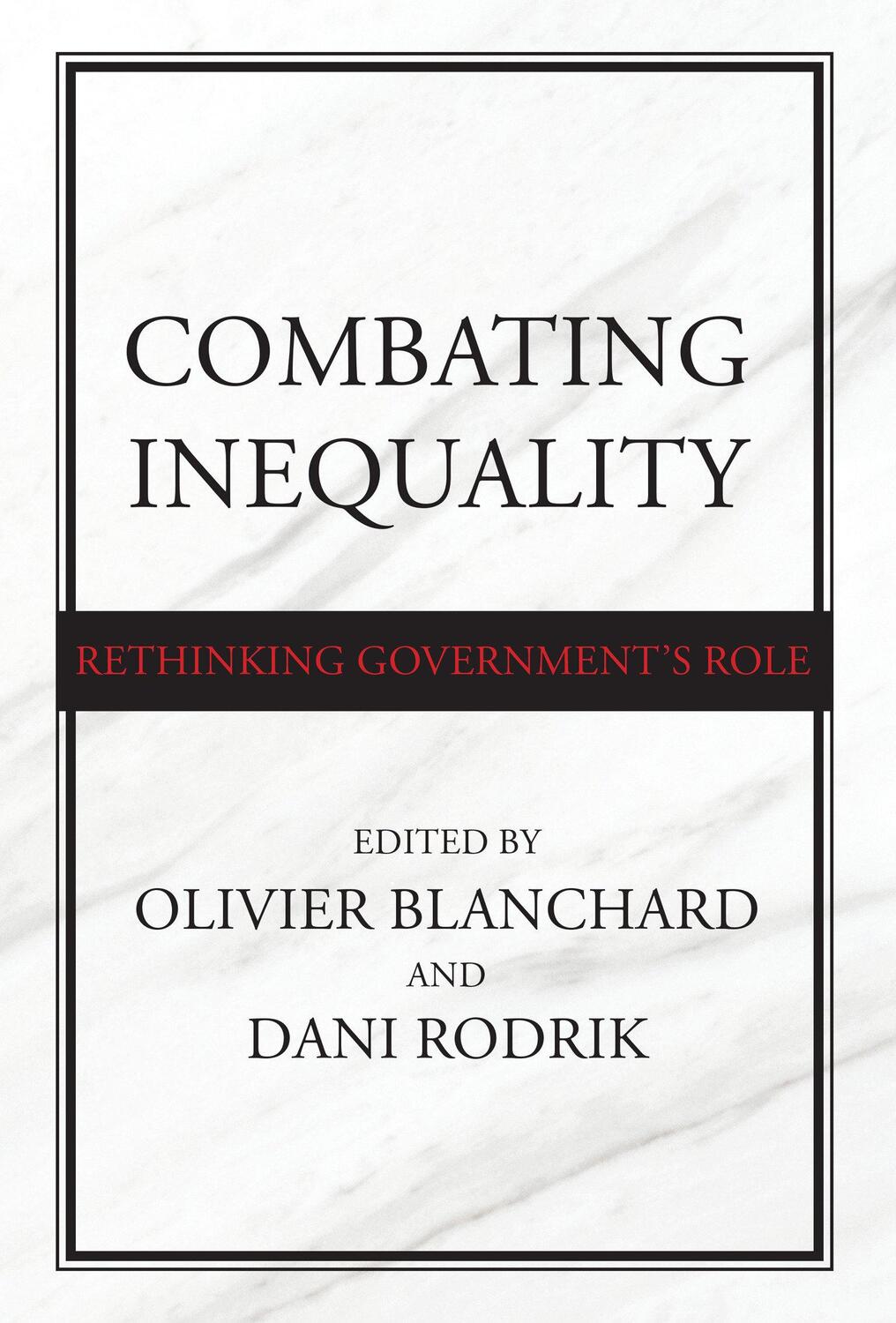 Cover: 9780262547253 | Combating Inequality | Rethinking Government's Role | Taschenbuch