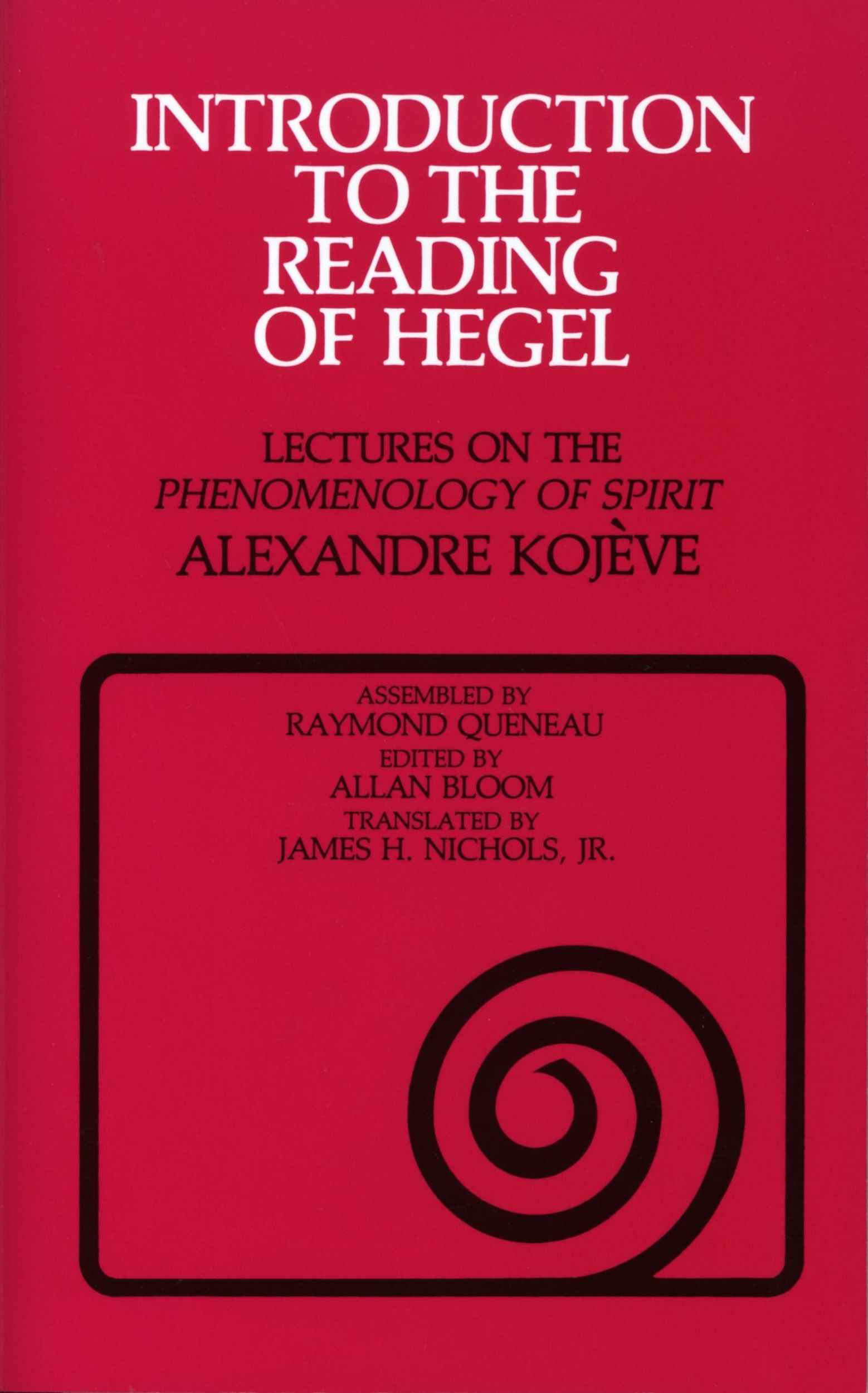 Cover: 9780801492037 | Introduction to the Reading of Hegel | Alexandre Kojeve | Taschenbuch