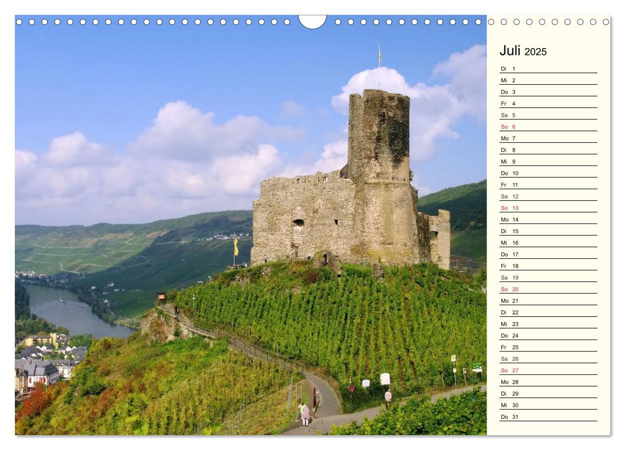 Bild: 9783435521425 | Entlang der Mosel (Wandkalender 2025 DIN A3 quer), CALVENDO...