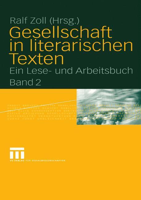 Cover: 9783810039569 | Gesellschaft in literarischen Texten | Ralf Zoll | Taschenbuch | 2005