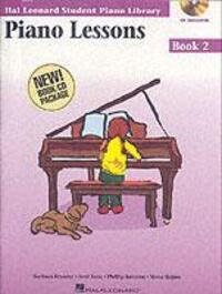 Cover: 9780634055553 | Piano Lessons Book 2 & Audio | Hal Leonard Student Piano Library