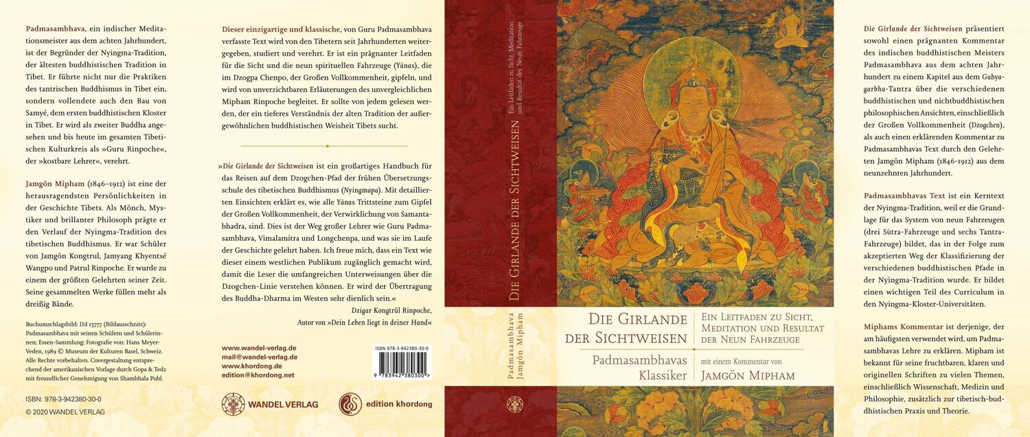 Bild: 9783942380300 | Die Girlande der Sichtweisen | Padmasambhava (u. a.) | Taschenbuch