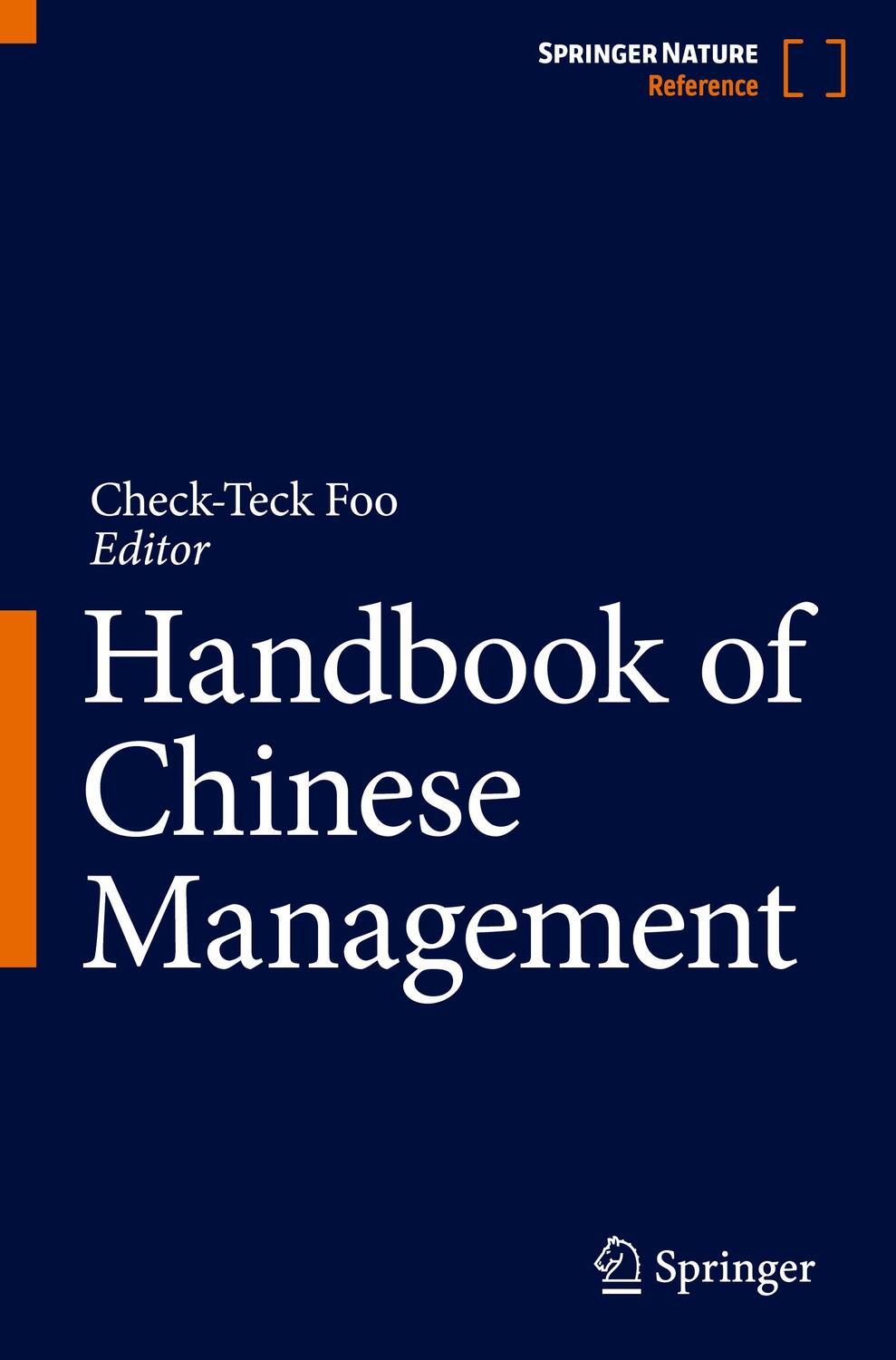 Cover: 9789811024580 | Handbook of Chinese Management | Check-Teck Foo | Buch | xviii | 2023